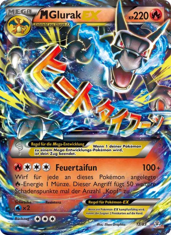 M-Glurak-EX 12/83