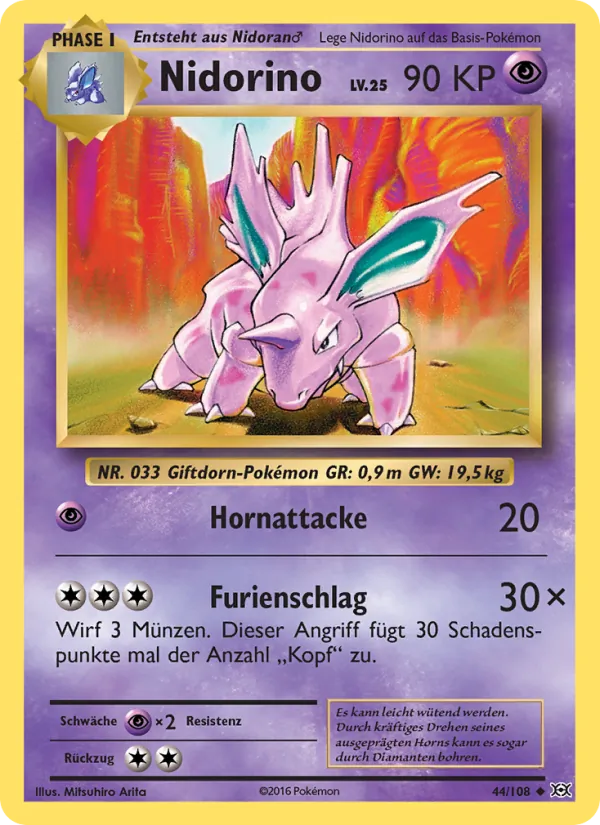 Nidorino 44/108