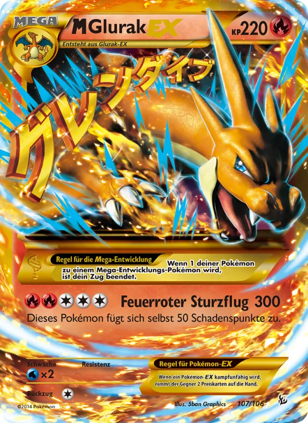 M-Glurak EX 107/106