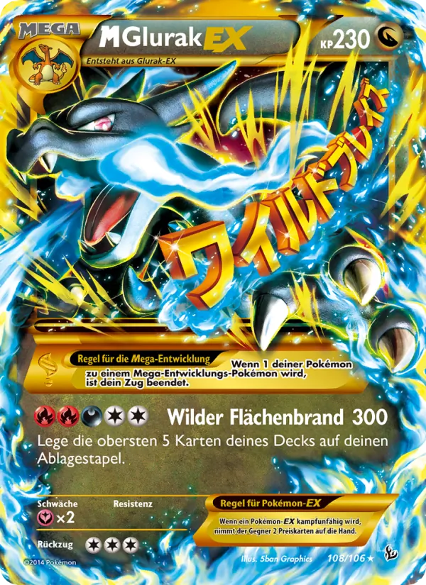M-Glurak EX 108/106