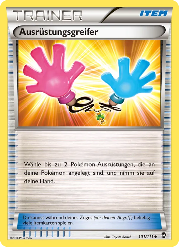Ausrüstungsgreifer 101/111