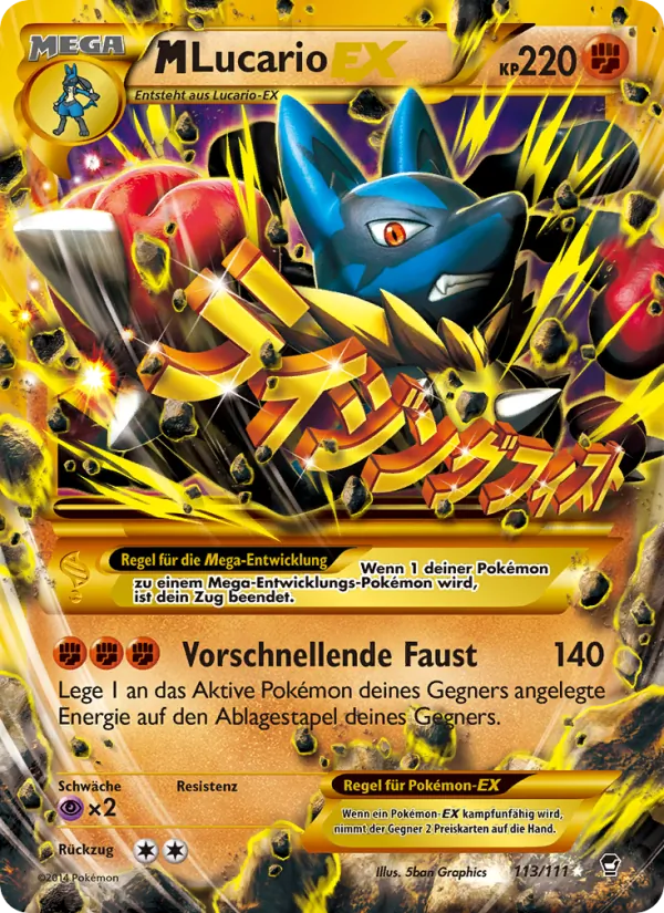 M Lucario EX 113/111