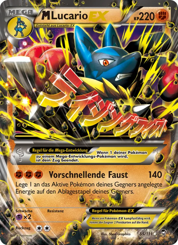 M Lucario EX 55/111