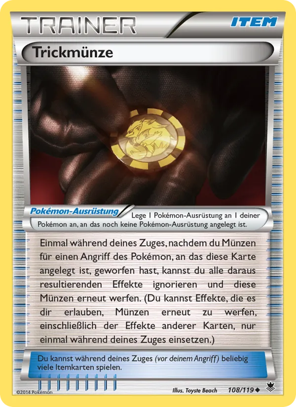 Trickmünze 108/119