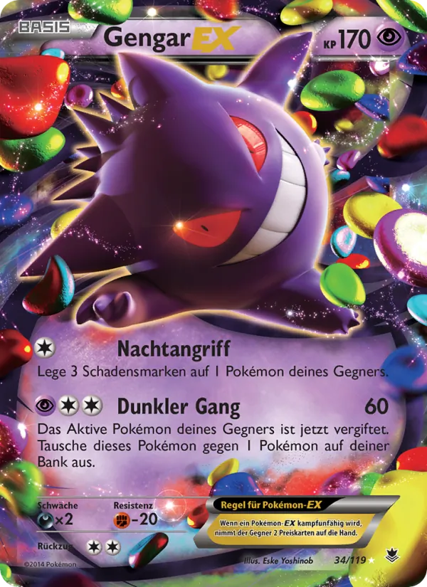 Gengar EX 34/119