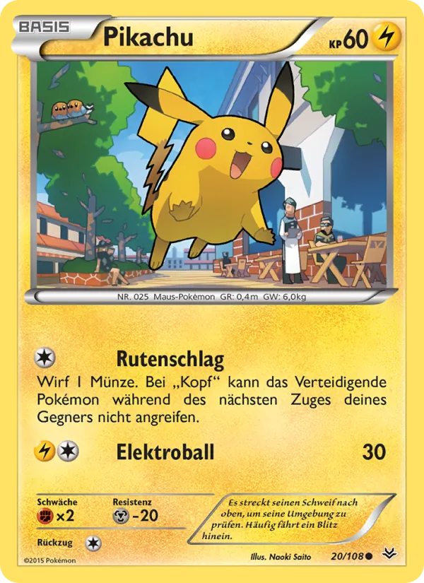 Pikachu 20/108