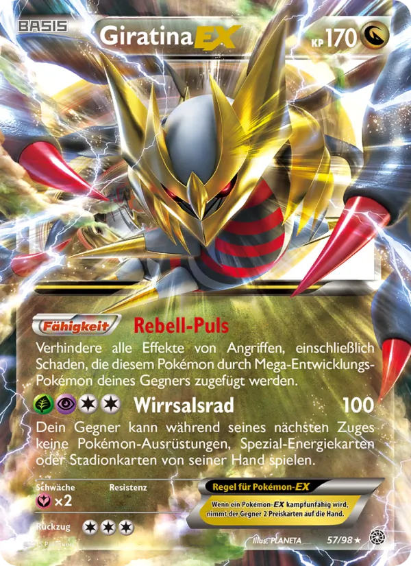Giratina EX 57/98