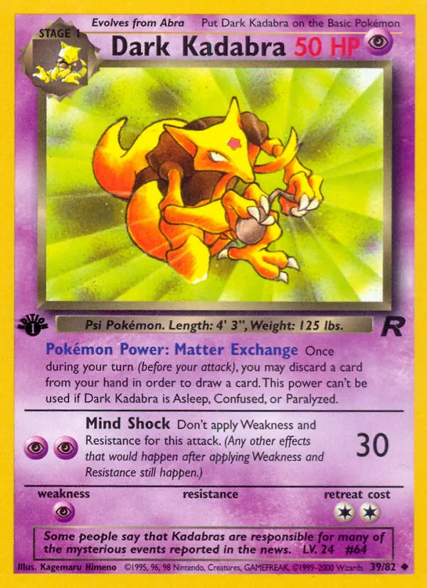 Dunkles Kadabra 39/82