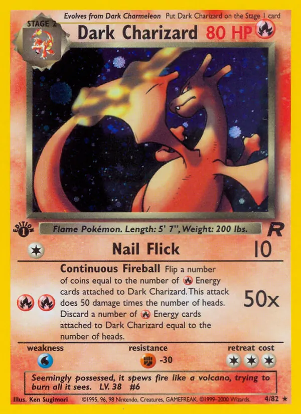 Dunkles Glurak 4/82