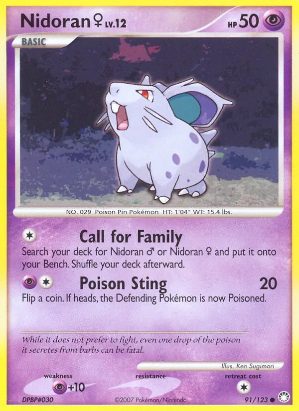 Nidoran w 91/123