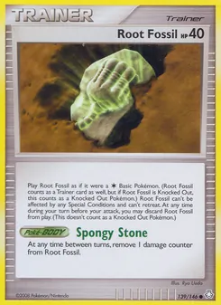 Wurzelfossil