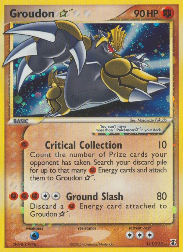 Groudon * 111/113