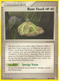 Wurzelfossil