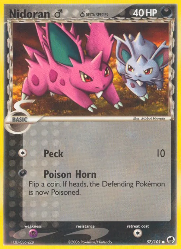 Nidoran M δ 57/101