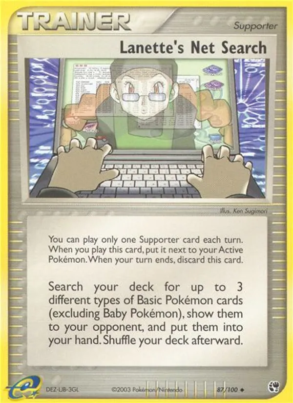 Lanettes Internetsuche 87/100