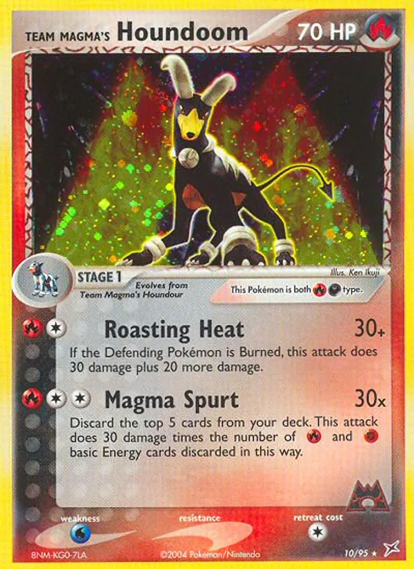 Team Magmas Hundemon 10/95