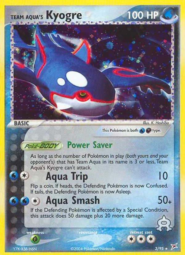 Team Aquas Kyogre 3/95