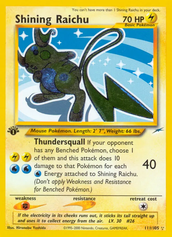 Schimmerndes Raichu 111/105
