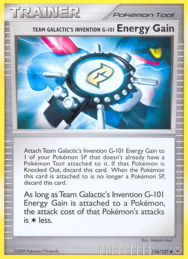 Team Galaktiks Erfindung G-101 Energiegewinn 116/127