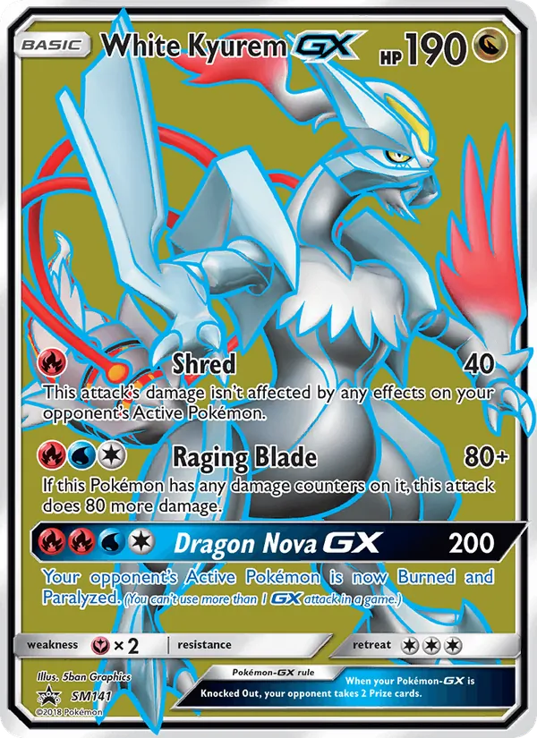 Weißes Kyurem GX SM141