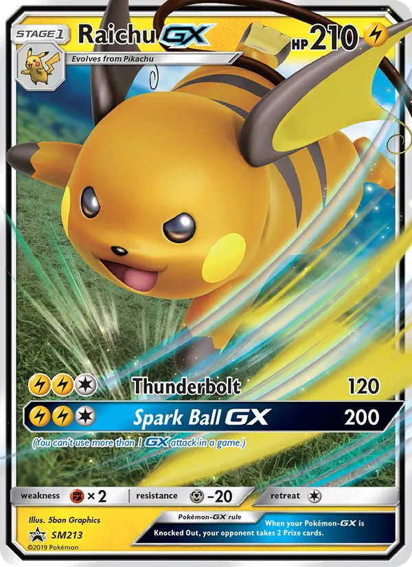 Raichu GX SM213