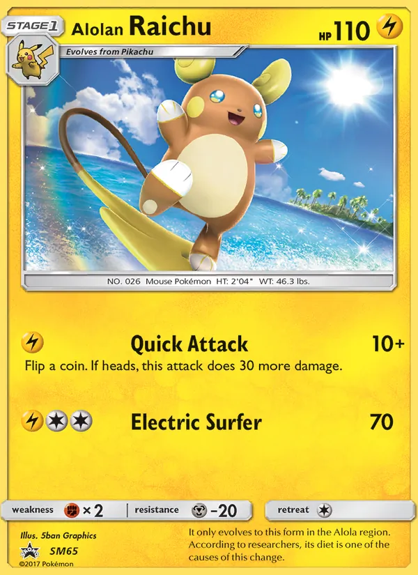 Alola-Raichu SM65