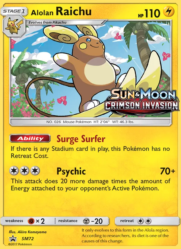 Alola-Raichu SM72