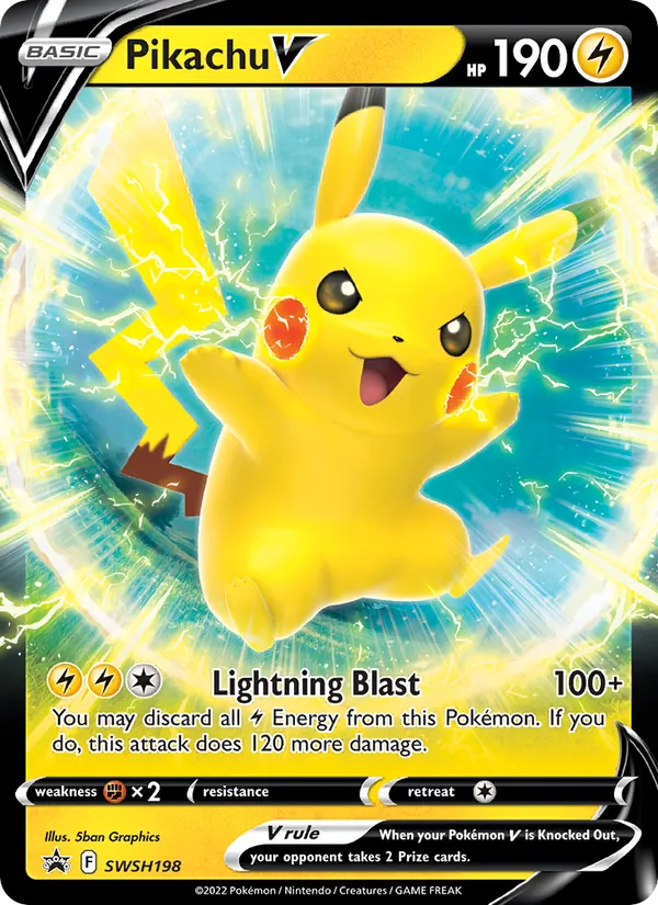 Pikachu V SWSH198