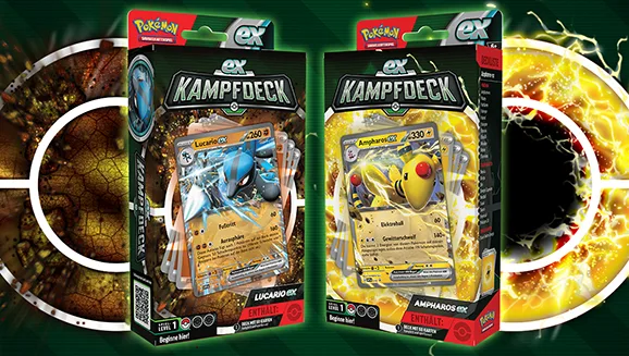 Kampfdeck Ampharos-ex und Lucario-ex