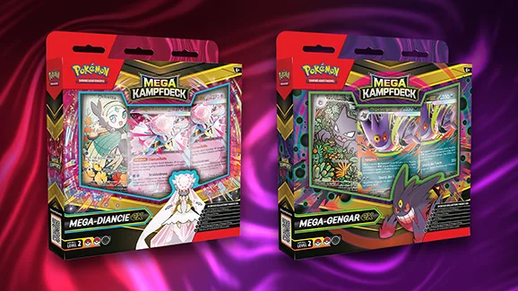 Mega-Kampfdecks Mega-Gengar-ex und Mega-Diancie-ex